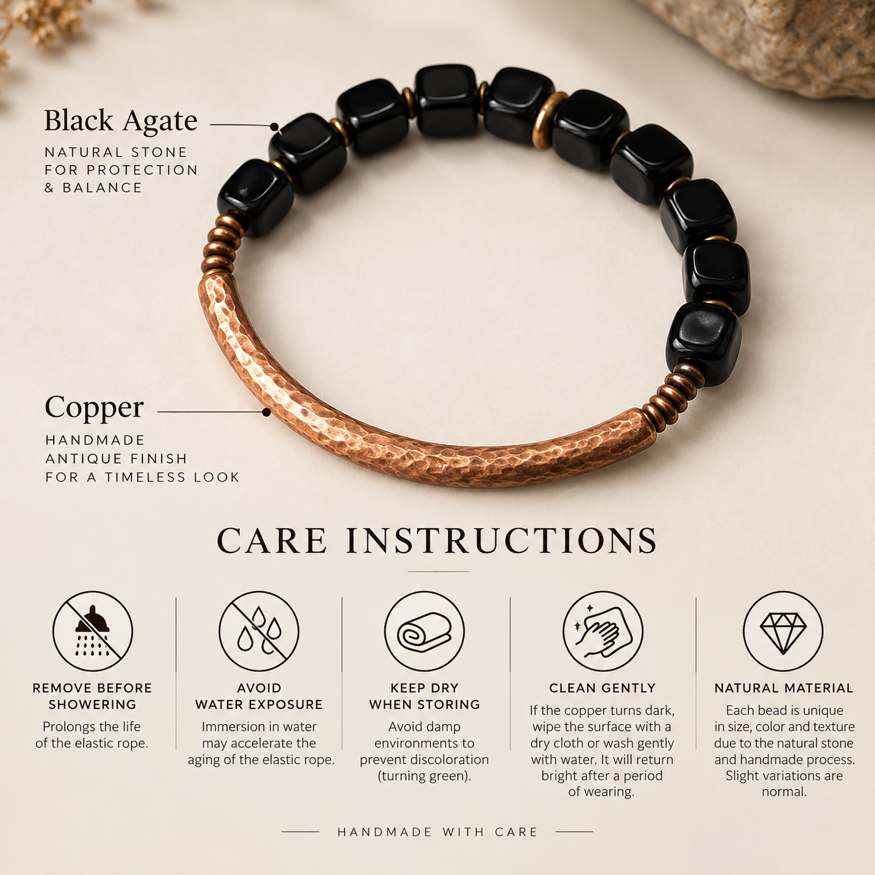 Terra Minimal Copper Cuff