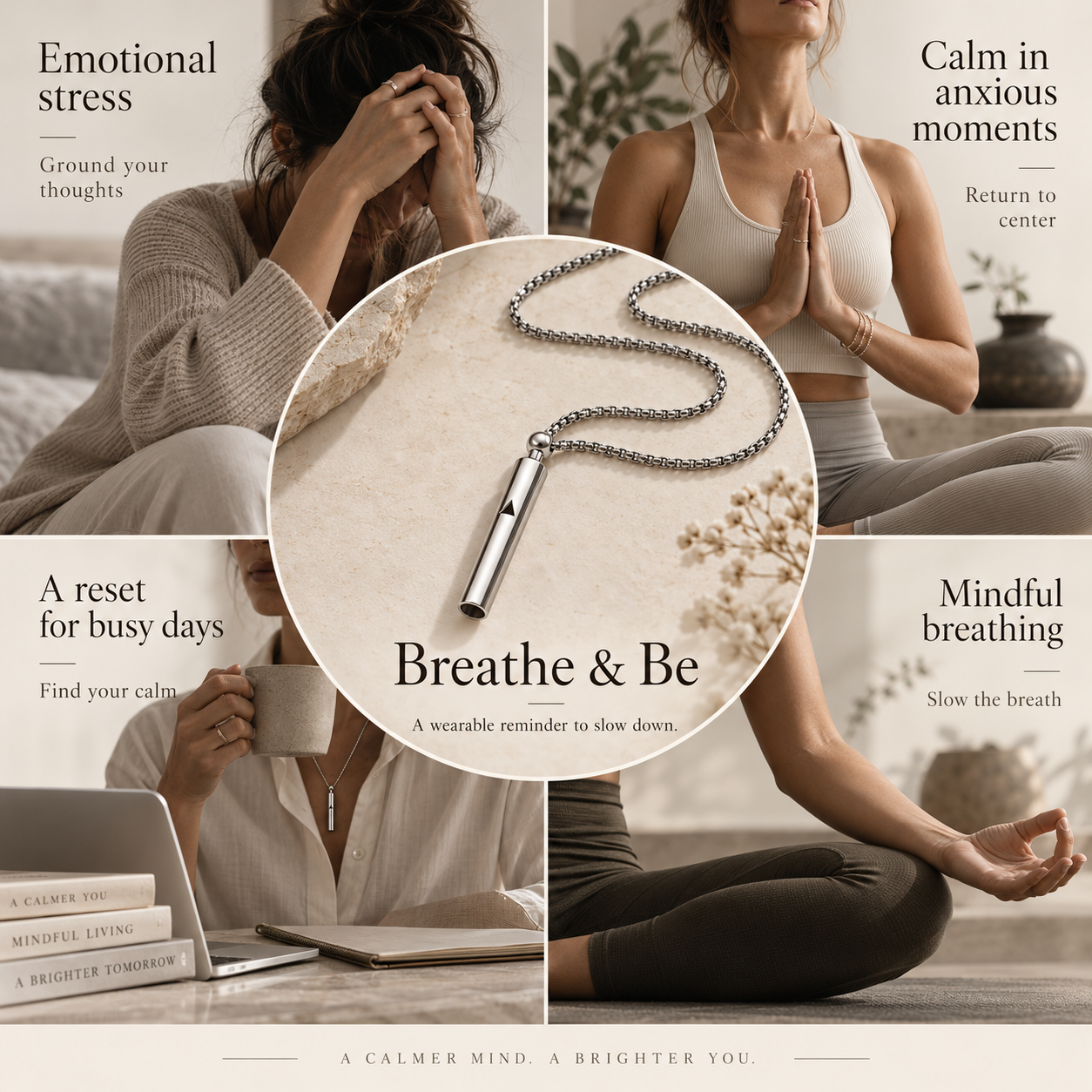Breathe Mindfulness Pendant