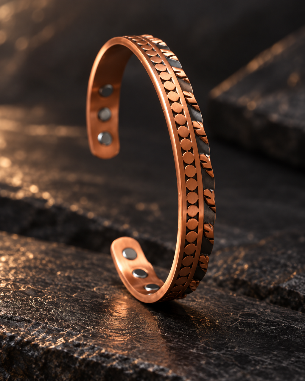 Orbit Copper Magnetic Cuff