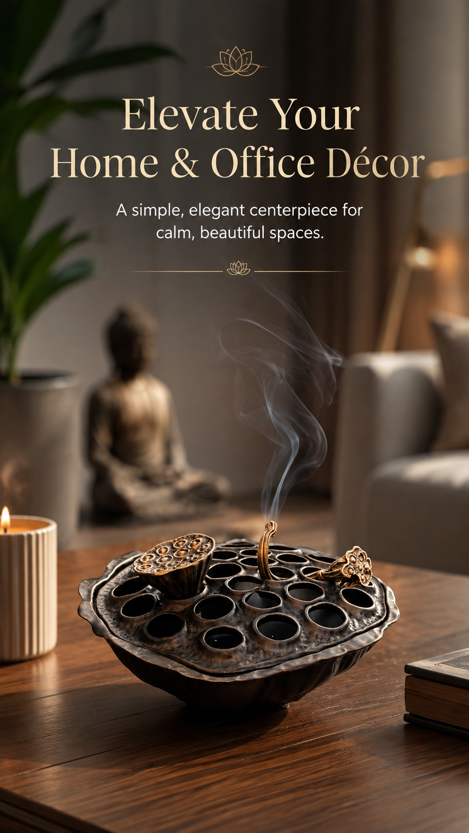 Lotus Ritual Incense Burner