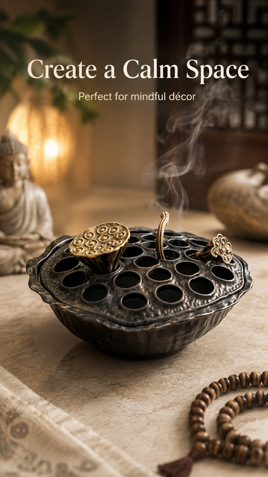 Lotus Ritual Incense Burner