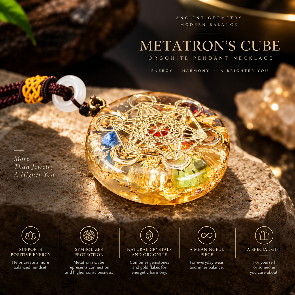 Metatron Sacred Geometry Pendant